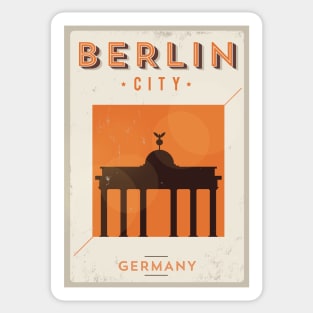 Berlin Poster Design Sticker